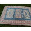 Vintage Turkish Kars Rug With Rich Border - Dining Room | Area Rug in Rugs by Vintage Pillows Store. Item composed of cotton and fiber