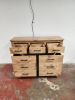 Custom Bedroom Dresser and 2 matching nightstands | Storage by Limitless Woodworking. Item made of maple wood works with mid century modern & contemporary style