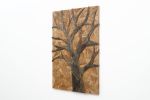 Oak Tree 60"x40" Geometric wood tree sculpture | Wall Sculpture in Wall Hangings by Craig Forget. Item made of oak wood works with mid century modern & contemporary style