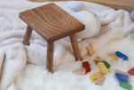 Small Wooden Stool | Chairs by ROOM-3. Item composed of walnut