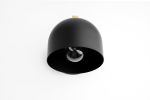 Black Dome Sconce - Multiple Variations - Model No. 8704 | Sconces by Peared Creation. Item made of brass