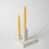 Candlestick Holder Set | Candle Holder in Decorative Objects by Pretti.Cool. Item composed of concrete and glass