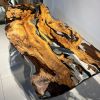 Custom Live Edge Epoxy Dining Table | Tables by Ironscustomwood