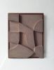 Textured Plaster Wall Art - Modern Geometric Sculpture - Abstract Relief - Housewarming Gift | Wall Sculpture in Wall Hangings by Vaiva Art Atelier