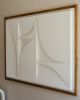No. 01 Japandi Plaster Wall Relief - Scandinavian Neutral Decor | Wall Sculpture in Wall Hangings by Joseph Aurelius