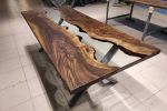 Epoxy Resin Table - Epoxy Kitchen Dining Table, Resin Table | Tables by LuxuryEpoxyFurniture. Item composed of wood and synthetic