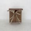 Moose Antler End Table | Tables by Farmhaus + Co.. Item composed of wood