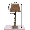 Vintage Jute Theory Table Lamp | Lamps by Home Blitz. Item composed of metal in rustic style