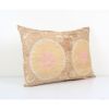 Uzbek Faded Beige Suzani Cushion Cover, Suzani Pillow Case M | Pillows by Vintage Pillows Store