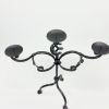 Hand Forged Iron Candelabra 23.5″ (60cm) | Candle Holder in Decorative Objects by edecrawzFC