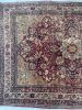 OLD-WORLD Antique Persian Kermanshah Rug | Unique Squarish | Area Rug in Rugs by The Loom House. Item made of cotton