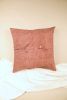 Crimson Dust Kalamkari Pillow | Pillows by Ninéh