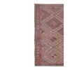 Diamond Pattern Kilim Rug Turkish Mid Century Embroided | Area Rug in Rugs by Vintage Pillows Store. Item made of cotton with fiber
