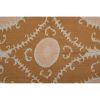 Vintage White Washed Pink Suzani Bedspread, Pastel Old Embro | Tablecloth in Linens & Bedding by Vintage Pillows Store