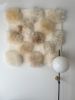 Sheepskin on Felt Wall Checker | Tapestry in Wall Hangings by Seven Sundays Studios. Item made of wool with fiber