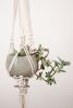 Triangle Plant Hanger | Plants & Landscape by Modern Macramé by Emily Katz. Item made of cotton