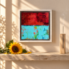 ECHOES 010 - 20x20cm | Oil And Acrylic Painting in Paintings by Lara Spadetto Art