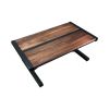 Contemporary Walnut and Metal Entryway Table | Coffee Table in Tables by Sand & Iron