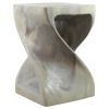 Haussmann® Original Wood Twist Stool 12 X 12 X 18 | Chairs by Haussmann®