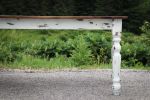 White-Distressed Farmhouse Table | Dining Table in Tables by Hazel Oak Farms. Item made of wood