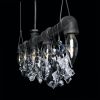 Tribeca Bar Chandelier Linear Suspension (42") | Chandeliers by Michael McHale Designs. Item composed of metal & glass