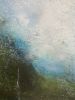 Imaginary Lake | Mixed Media in Paintings by Susan Wallis. Item in contemporary or modern style