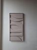 Modern 3D Plaster Painting: Sandy Beige Textured Wall Art | Wall Sculpture in Wall Hangings by Vaiva Art Atelier
