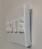 Love 4" x 4" | Mixed Media in Paintings by Emeline Tate. Item made of canvas with synthetic