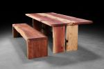 Redwood Canyon Outdoor Dining Table | Tables by Urban Lumber Co.. Item made of wood & steel