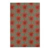 Flower Power Area Rug – Coral | Rugs by Odd Duck Press. Item made of fiber