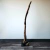 Tall Driftwood Art Sculpture "Hooked Up" | Sculptures by Sculptured By Nature  By John Walker. Item composed of wood compatible with minimalism style