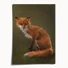 Forest Fox Oil Painting Print, Woodland Wildlife Wall Art | Prints in Paintings by The Ugly Cat Studio