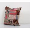 Vintage Turkish Patchwork Pillow, Bohemian Wool Designer Cus | Cushion in Pillows by Vintage Pillows Store