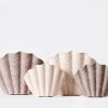 Concha Vase White Large | Work by District Loom