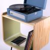 Modern End Table with Hairpin Legs: Colorful Bedside Nightstand | Tables by Spacecraft Furnishing