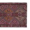 1950s Vintage Kars Kilim rug in Beige-Brown, Green and Pink | Area Rug in Rugs by Vintage Pillows Store. Item composed of fiber