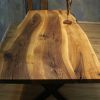 Custom Black Walnut Table | Dining Table in Tables by Ironscustomwood. Item made of walnut with steel