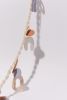 Ceramic Chime Garland | Ornament in Decorative Objects by Modern Macramé by Emily Katz. Item composed of ceramic
