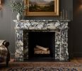 Custom Calacatta Viola Marble Fireplace Mantel | Fluted Luxury Surround | Fireplaces by Vero Marble