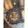 Alan Mizrahi DV5513 Indigo Murano Sputnik | Chandeliers by Alan Mizrahi Lighting Design