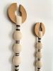 Macrame Wall Hanging, Large Fiber Wall Decor, Boho Wall Hanging, Brown Wrapped Cotton Wall Art | Wall Hangings by İnanç Yılmaz