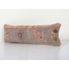Vintage Dark Coat Turkish Carpet Rug Pillow, Handmade Floral | Cushion in Pillows by Vintage Pillows Store