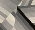 Grey Geo 10"x10" | Oil And Acrylic Painting in Paintings by Emeline Tate. Item composed of canvas and synthetic