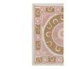 Suzani White Washed Tapestry - Muted Color Uzbek Table Cloth | Tablecloth in Linens & Bedding by Vintage Pillows Store