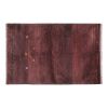 Vintage Savvy Red Shaggy Tulu Rug 4' X 6'3" | Area Rug in Rugs by Vintage Pillows Store. Item composed of cotton & fiber