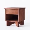 V Bedside Table Beech | Work by District Loom
