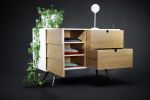 Sideboard, Dresser, Cupboard, Credenza in Solid Board Oak | Storage by Manuel Barrera Habitables. Item made of oak wood