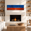 ORIGINS | 100x30 | Oil And Acrylic Painting in Paintings by Lara Spadetto Art