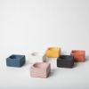 Incense Holders (Square) - Terrazzo | Decorative Objects by Pretti.Cool. Item composed of concrete and glass