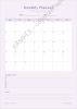 Printable Monthly Planner A4 | 5 Color Themes | Minimalist Undated Planner | Instant Download PDF | Calendar Planner Insert | Gift Cards by Colorize Paper Studio